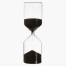 Timglas Goliat, med svart sand